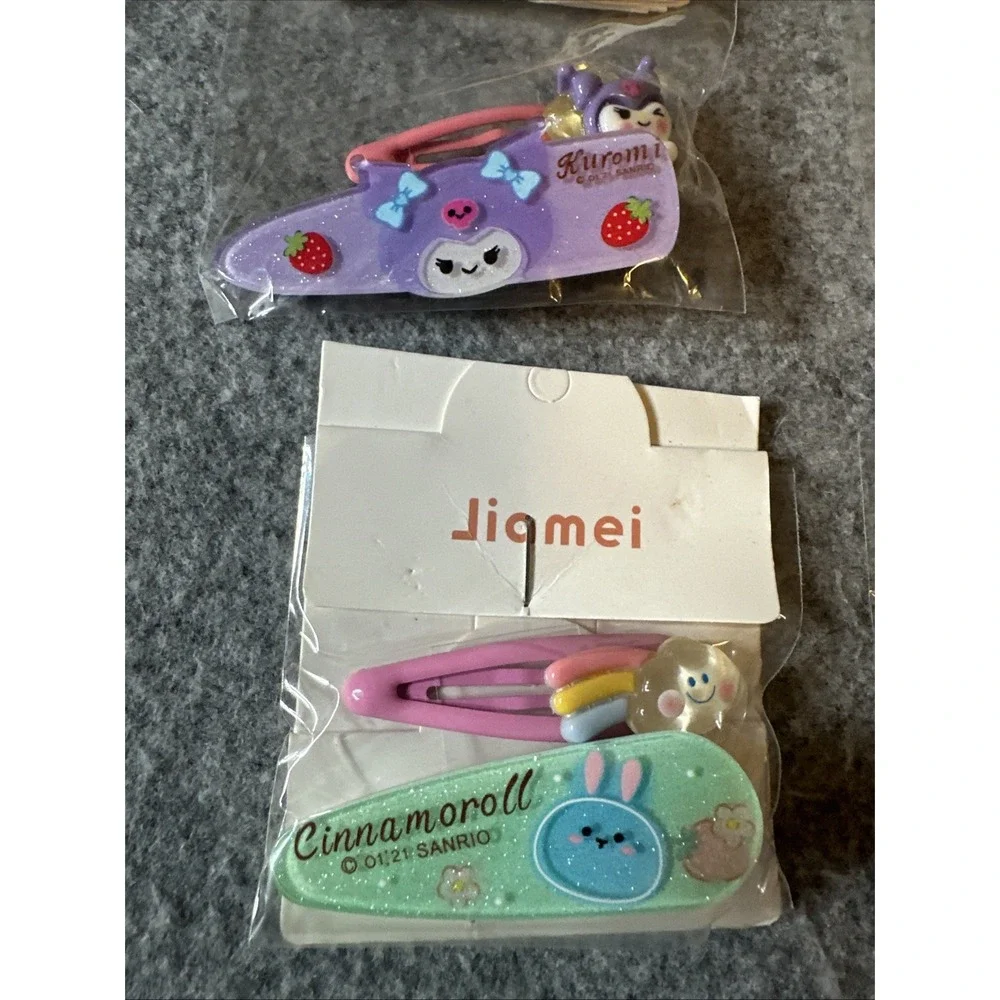 Jiamei Hair Clips Girls Lot of 6 My Melody Variety New